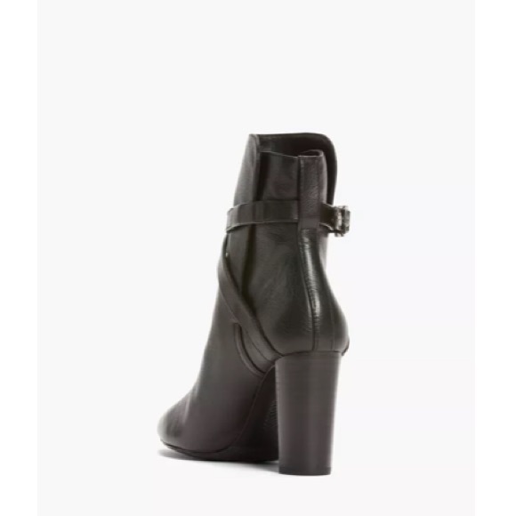 New Designer PAIGE Real Leather Pointed Heeled Ankle Boots Booties Heels 9 - Picture 4 of 9